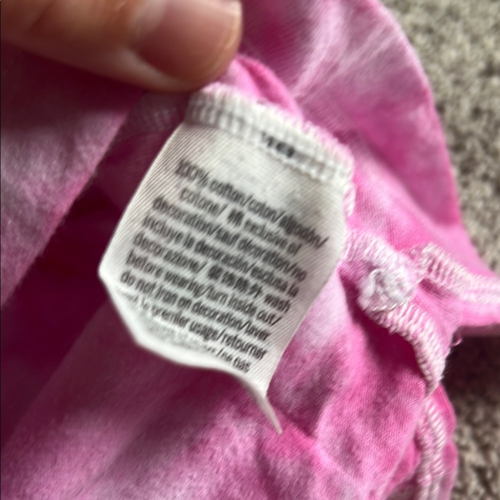 Victoria’s Secret PINK Campus Pink and Blue Tie-Dye T-Shirts - S - Picture 7 of 7